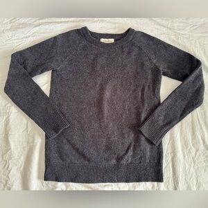 Synergy Organic Clothing Women’s Crew Sweater - Black Small